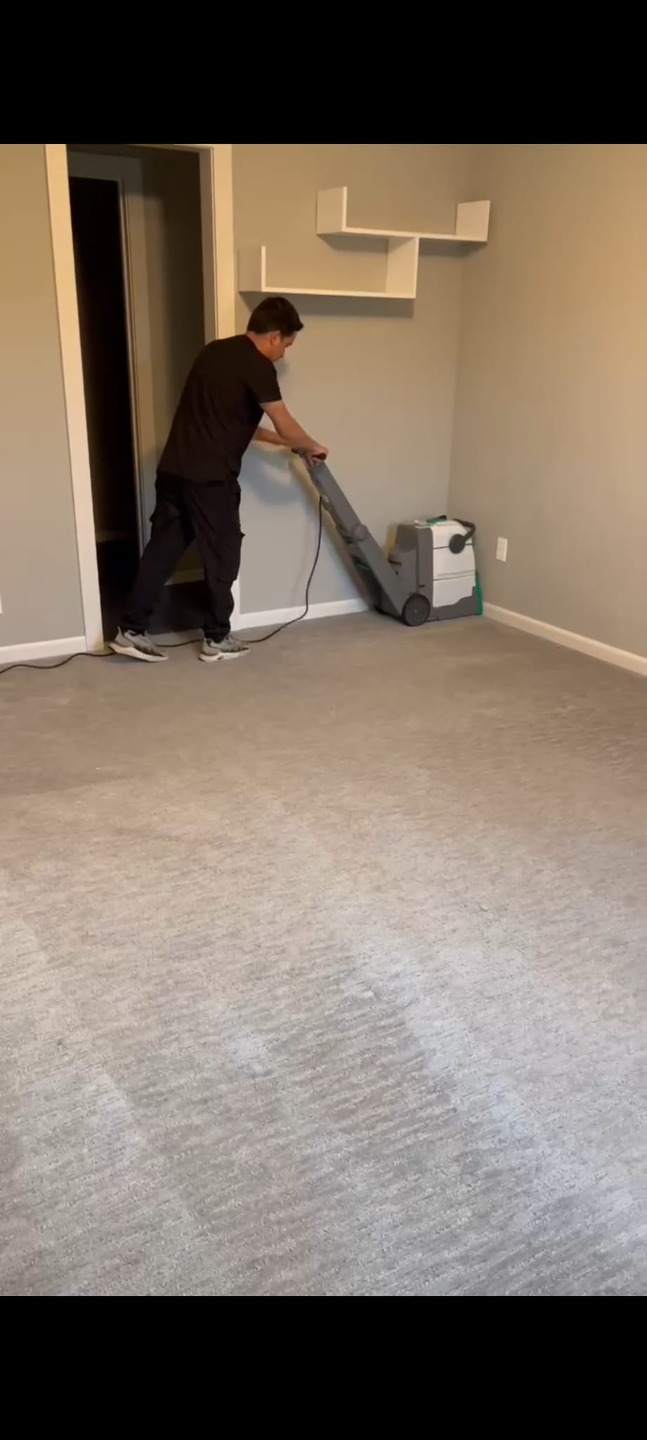 Pressure washing example